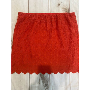 Orange J Crew Skirt 14